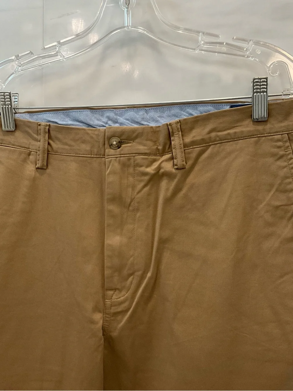 POLO Ralph Lauren KHAKI TAN Stretch Straight Fit Chino Pants size 38-30 T74